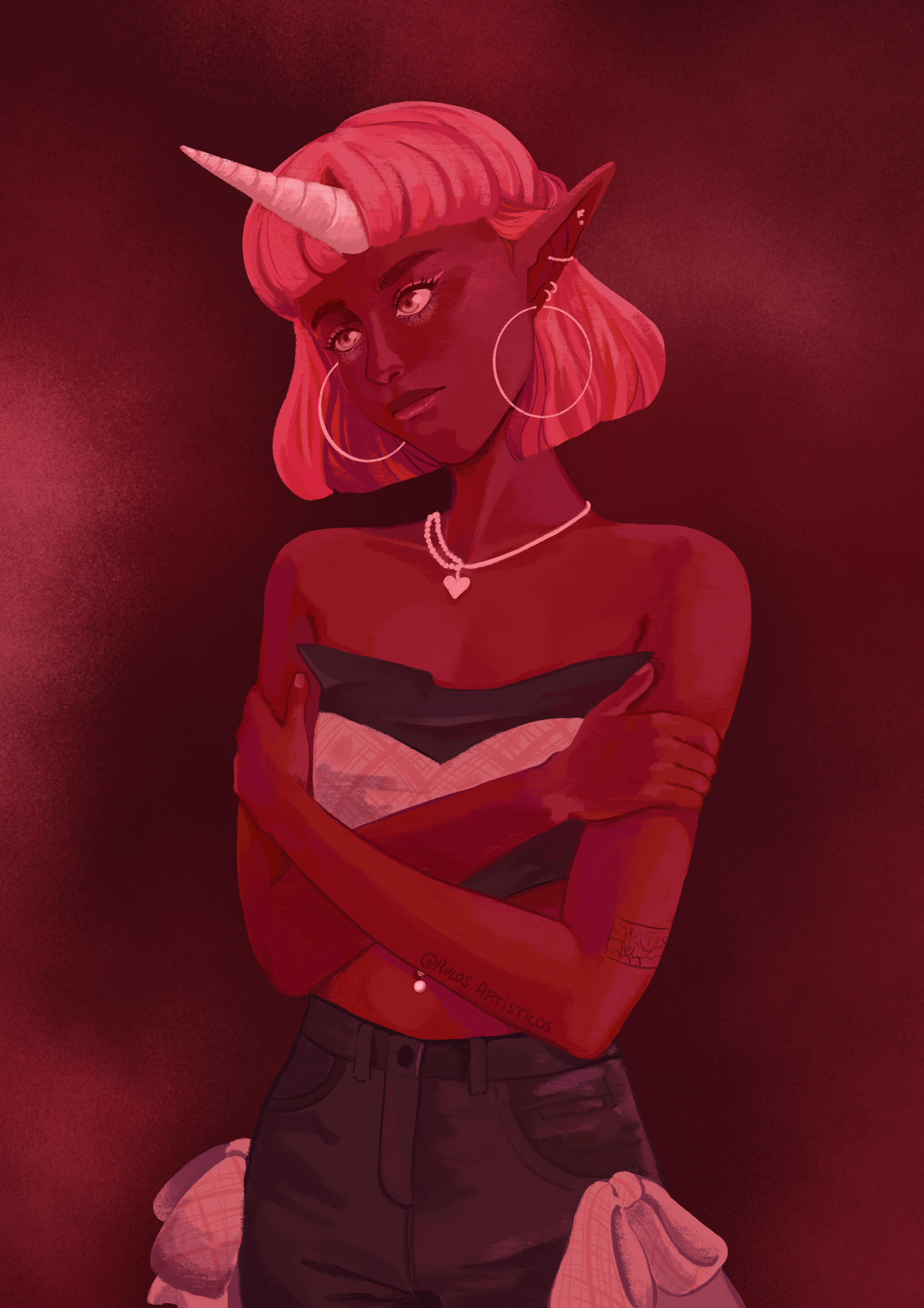 Red Unicorn Girl